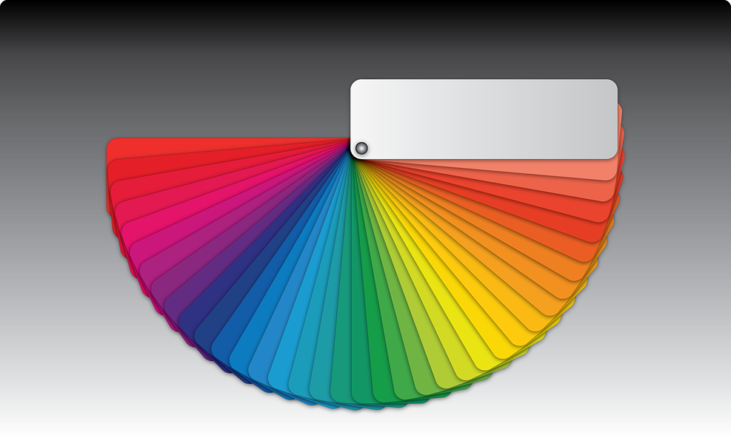 full spectrum of colors: color, color picker, color wheel